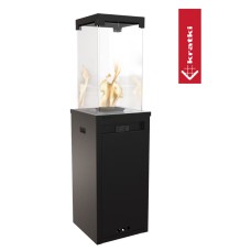 KRATKI Plynový ohřívač PATIO LIGHT černý