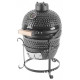 Keramický gril KAMADO EGG 13 černý | velikost S