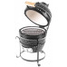 Keramický gril KAMADO EGG 13 černý | velikost S