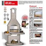 Zahradní krb Norman ATLAS hnědý + dárek